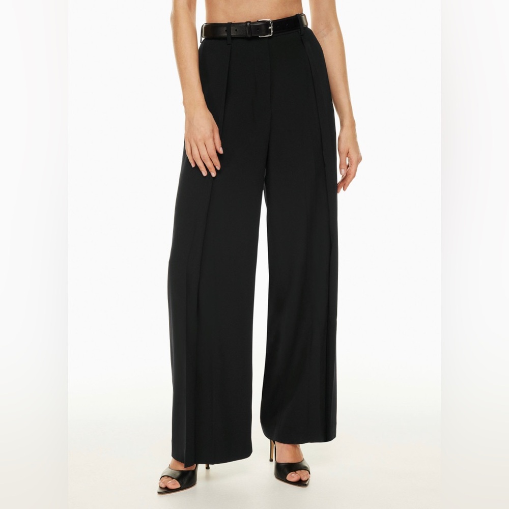 Aritzia Babaton Marmont Black High-rise Wide-leg Wide-Leg Formal Evening Pants - Picture 5 of 16